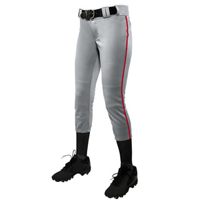 TOURNAMENT WOMEN'S TRADITIONAL LOW RISE PANT W/BRAID